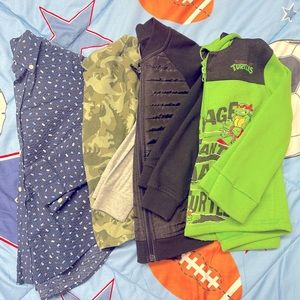 Boys Sweater and Shirt Bundle